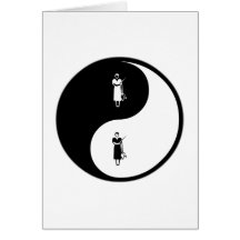 Yin Yang Unterrichten Karte