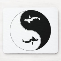 Yin Yang Wal Mousepad