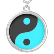 Yin Yang Zeichen - hängende Halskette