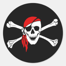 Yo Ho Piraten-Aufkleber 2
