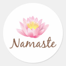 Yoga de fleur de Namaste Lotus Adhésif