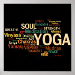 YOGA fasst Plakat ab