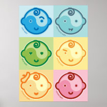 Yoga spricht Baby: Alle Baby Chakras Leinwand