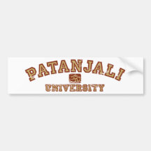 Yoga spricht: Patanjali Universität Auto Aufkleber