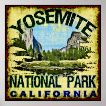 Yosemite Nationalpark, Kalifornien Poster
