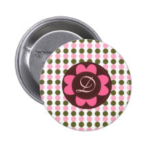 ZACKEN SIE EINEN SCHOKOLADEN-MONOGRAMM-KNOPF AUS ANSTECKNADELBUTTONS