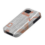 Zahlen orange iPhone 4/4S case