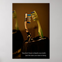 Zahnmedizinisches Plakat