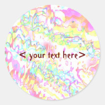 Zazzling magische Schneeflocke-Juwelen Runder Sticker
