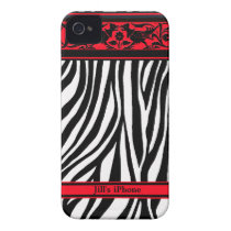 Zebra-Druck iPhone 4/4S Fall Case-mate Iphone 4 Hülle