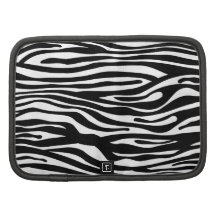 Zebra-Druck-Muster - Schwarzweiss Folio Planer