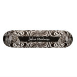 Zebra-Kopf Skateboard Deck