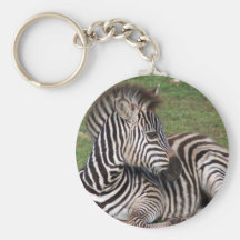 Zèbre de repos Keychain Porte-clefs