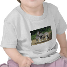 zèbre et bébé t-shirt