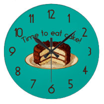 Zeit, Kuchen zu essen wanduhren