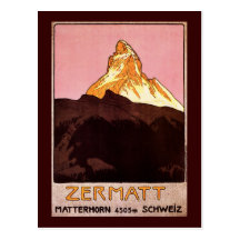 Zermatt die Schweiz Postkarten