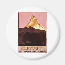 Zermatt Suisse Magnets Pour Réfrigérateur