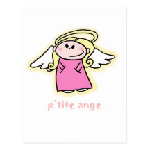 Zierliches Ange (Engelchen auf französisch) Postkarte