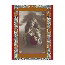 ZIGEUNERmädchen-Postkarte