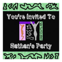 Zim ! Partie de ~ Invitations