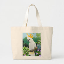Zitronengelbe Cockatoo-Taschen-Tasche