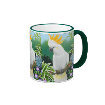 Zitronengelber Cockatoo-Becher Teetassen