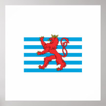 Zivile Fahne Luxemburg, Luxemburg Plakat