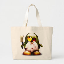 Zombi Tux (Linux Tux) Sacs