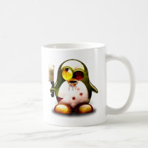 Zombi Tux (Linux Tux) Tasse