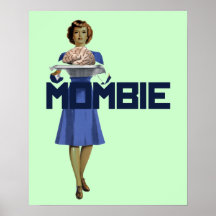 Zombie-Mamma Plakatdruck