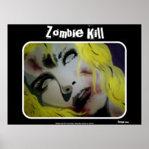 "Zombie-Tötungs-" Plakat