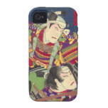 Zwei japanische Samurais bunter iPhone Kasten Case-Mate iPhone 4 Cover