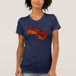 Zwei Rosen-T-Shirt t-shirts