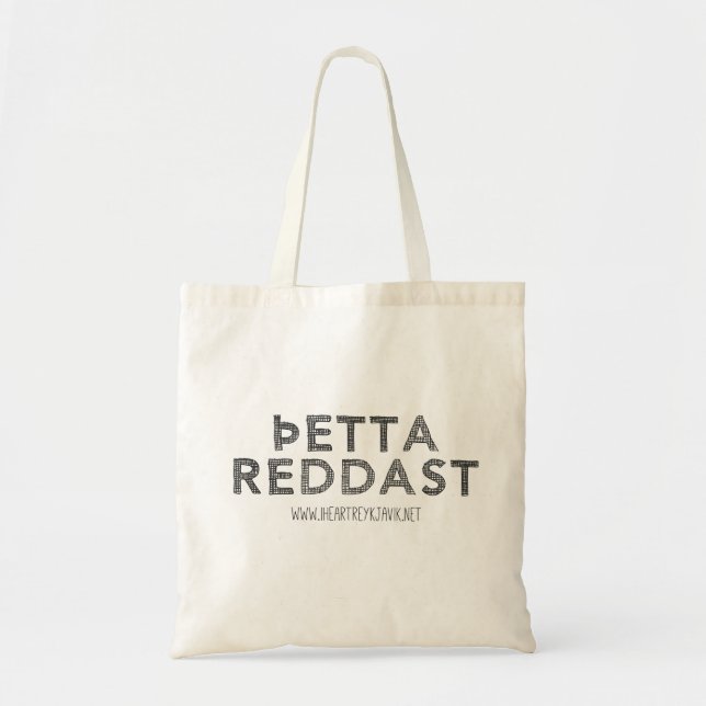 Þetta Reddast Tote Bag Tragetasche (Vorne)