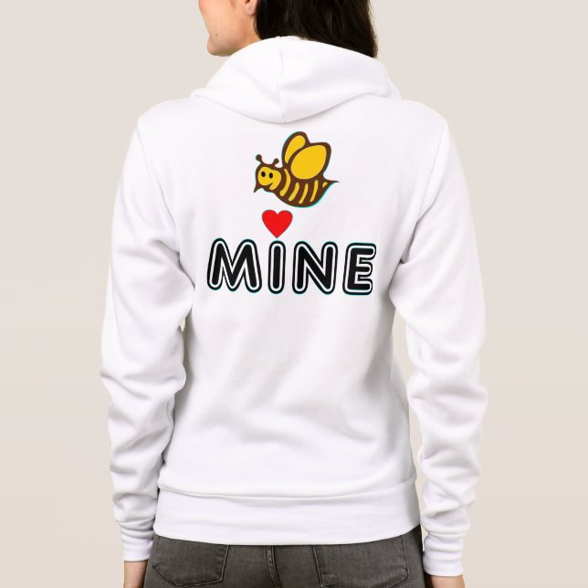 ° ・ Ƹ̵̡Ӝ̵̨̄♥ Bee Mine Raglan Zip Hoodie ♥ Ƹ̵̡° (Rückseite)
