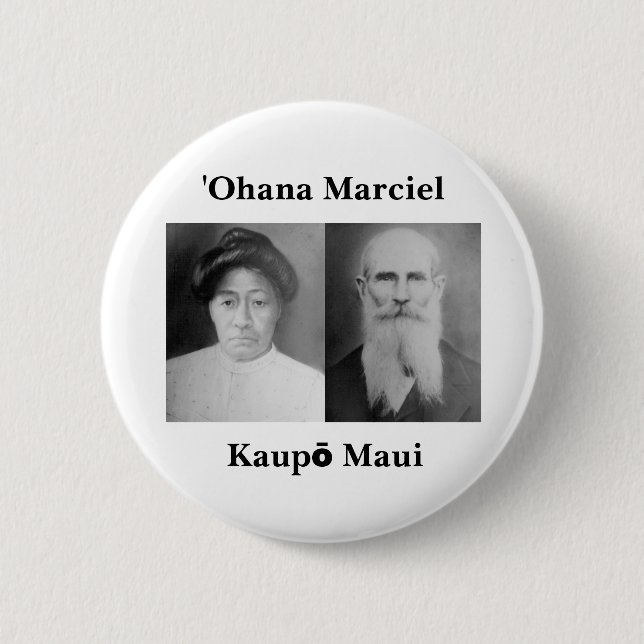 ʻOhana Marciel Klassiker-Knopf Button (Vorderseite)