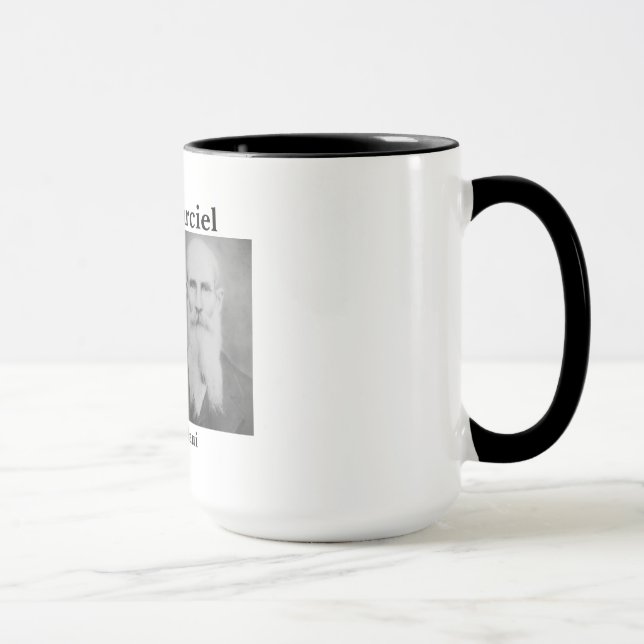 ʻOhana Marciel Schwarzes 15 Unze-Wecker-Tasse Tasse (Rechts)