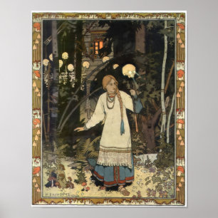 ВасилисаИванаБилибина Vasilisa Iwan Bilibin Poster