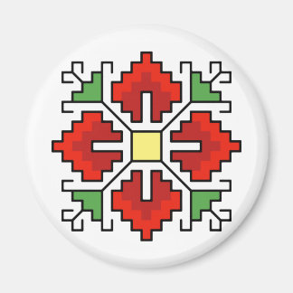 М0061 Magnet Bulgarisches Volksmotiv shevitsa rot