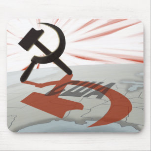 "США" kommunistisches Amerika Mousepad