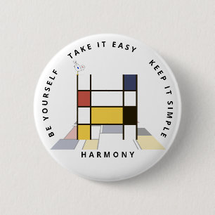 С aptivierende Neoplastik Art Monogram. Buchstabe Button