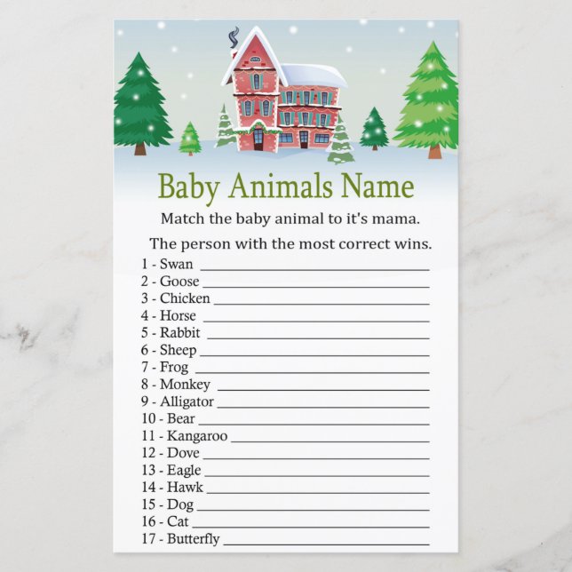 С Baby Animes Name Spielbabydusche (Vorderseite)