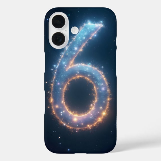 С mit Zielnummer iPhone 16 Hülle (Rückseite)