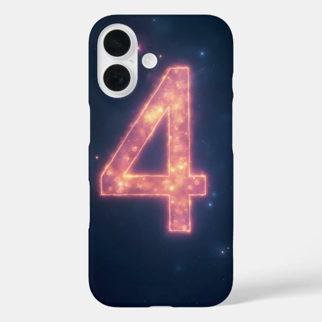 С mit Zielnummer iPhone 16 Hülle (Rückseite)