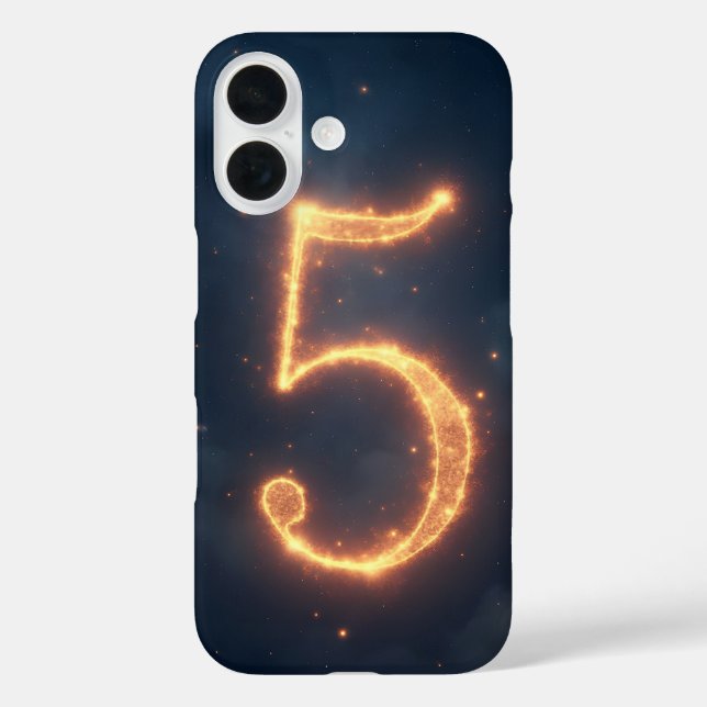 С mit Zielnummer iPhone 16 Hülle (Rückseite)