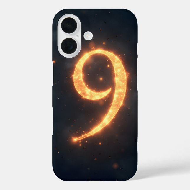 С mit Zielnummer iPhone 16 Hülle (Rückseite)