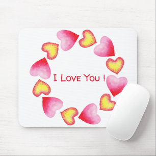 С romantisch I Liebe You Valentine's Day Mousepad