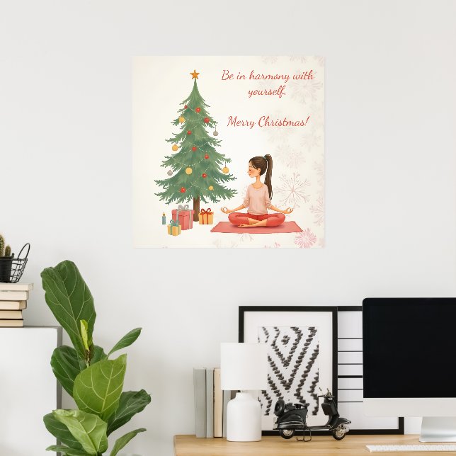 С Weihnachtsposter Poster (Heimbüro)