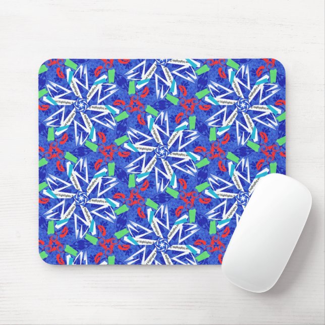 Сollage snowflakes mousepad (Mit Mouse)