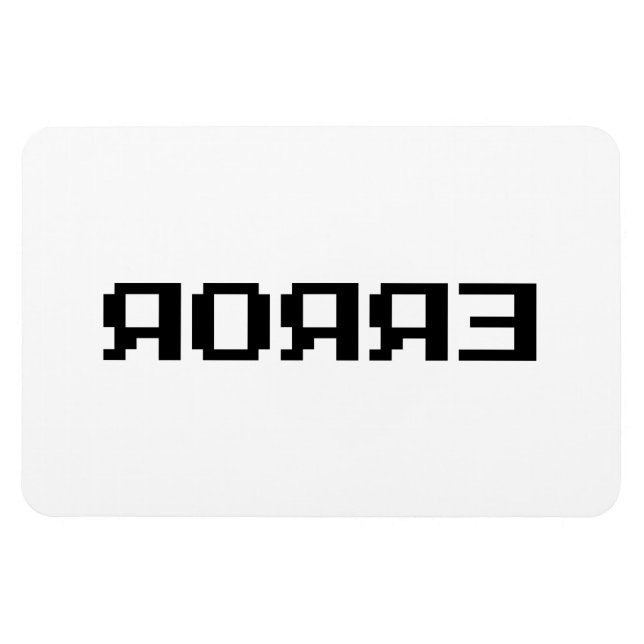 Я Я Я Ǝ | FEHLER MAGNET (Horizontal)